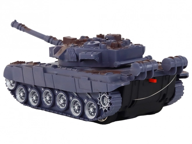 Op afstand bestuurbare tank met licht- en geluidseffecten 1:18