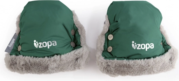 Winterhandschoenen Fluffy, Groen