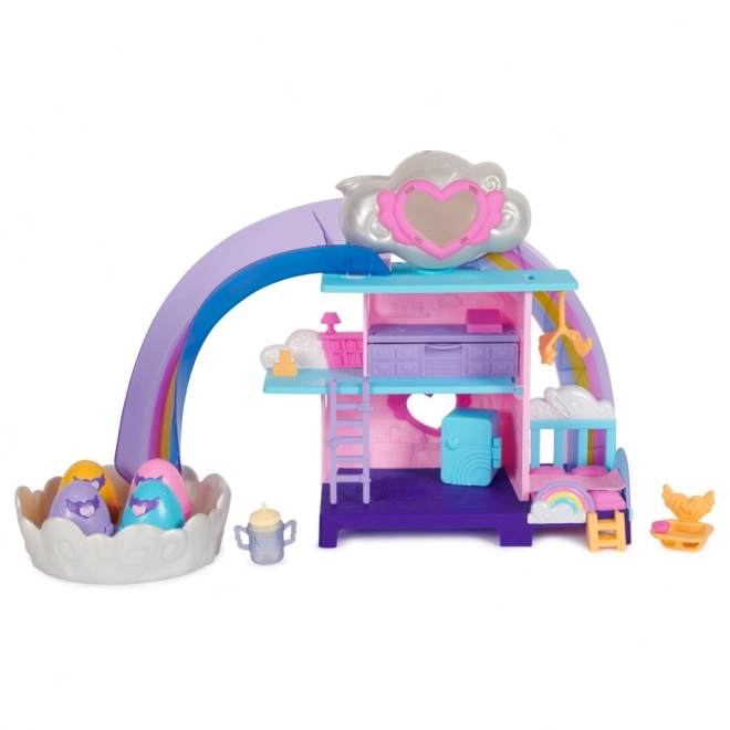 Hatchimals speelset Regenboogwereld broeden in water