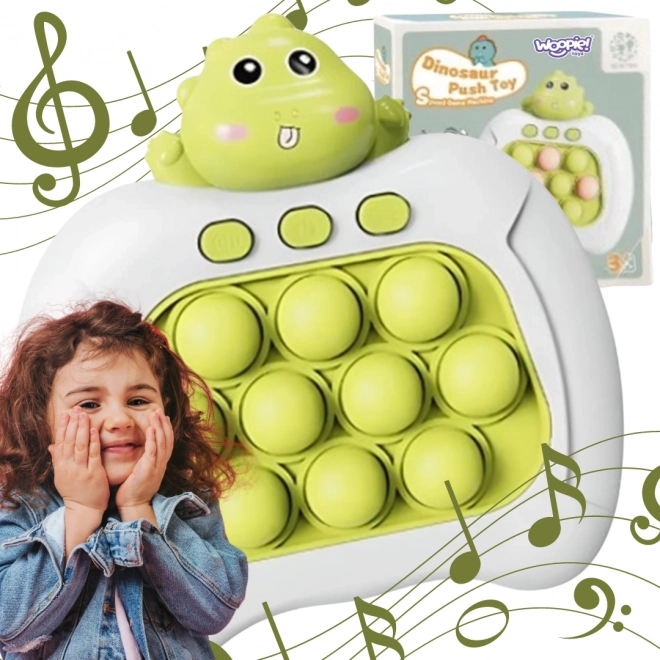 Woopie anti-stress spel POP IT Dino groen
