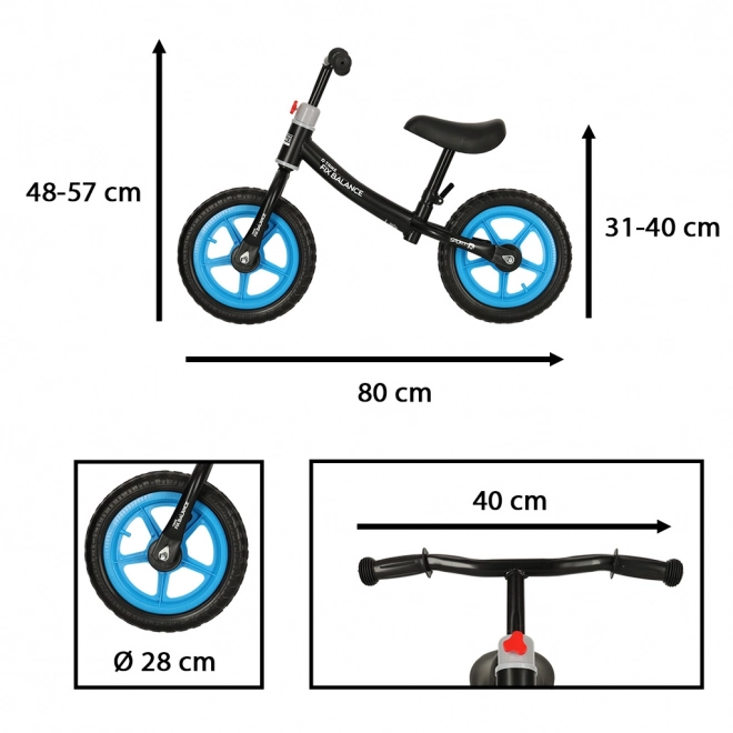 Kinderen fiets - loopfiets Trike Fix Balance – zwart