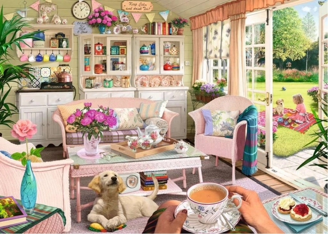 Puzzel 2D 1000 stukjes zonnige middag RAVENSBURGER