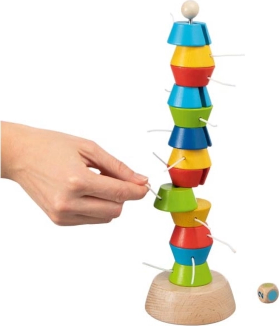 Stabiele toren van 30 cm hoog