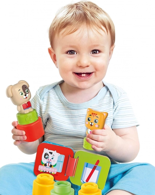 CLEMENTONI Soft Clemmy Speelset met Boekje Lieve Diertjes