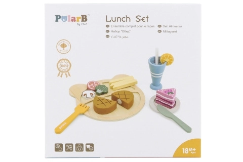 houten lunchset POLARB van VIGA