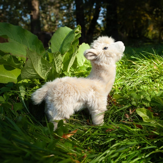 Rappa Pluche lama Alpaca staand 23 cm ECO-VRIENDELIJK
