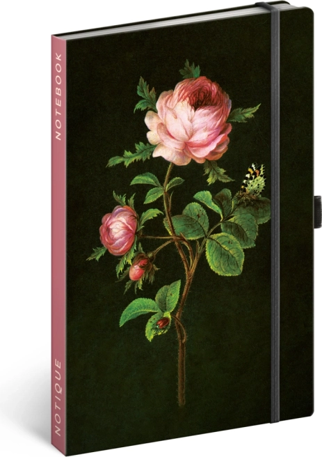 Notitieboek NOTIQUE Roos van Kateřina Winterová, dotted 13 × 21 cm