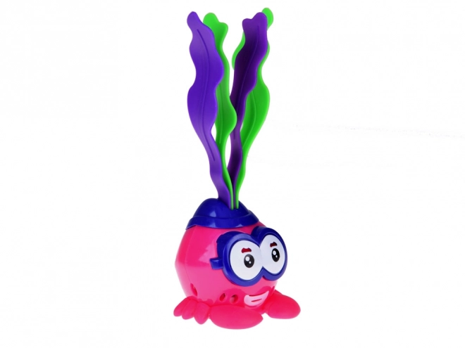 Leuke lichtgevende krab voor duikles