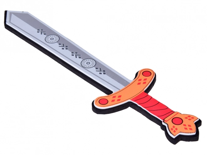 Set voor ridder Schuim Schild Zwaard Schuim Embleem Lelie ZA5315