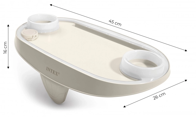 Houder voor drankjes met LED-verlichting en ruimte voor tablet, telefoon SPA INTEX 28520