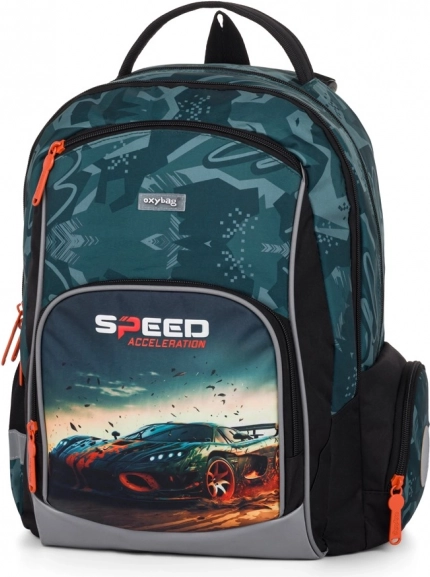 Školní batoh OXY GO Auto pro školáky