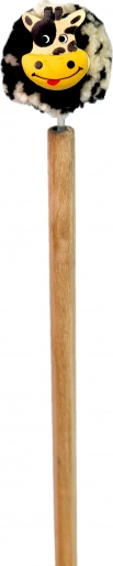 Houten potlood met pompon koe 2Kids Toys