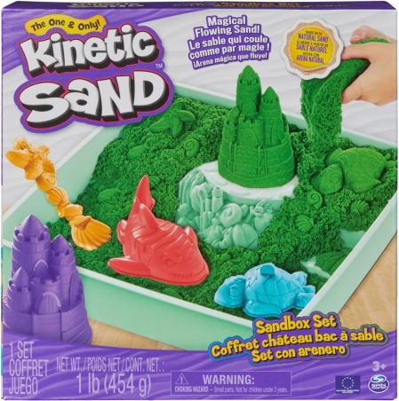 Kinetic Sand – groene tafelset met dienblad