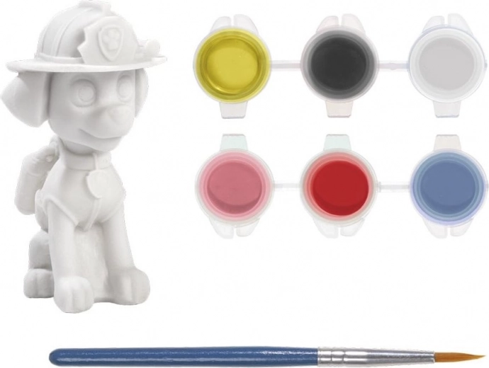 Gedetailleerd figuurtje klaar om te schilderen