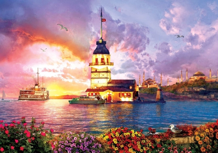 Puzzle ART PUZZLE Maagdentoren 1000 stukjes
