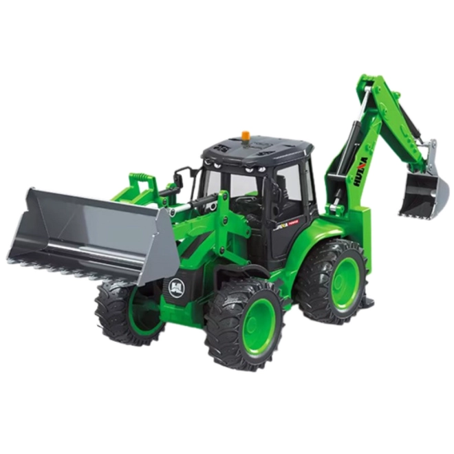 Groene RC graaf-laadmachine Huina 1:14