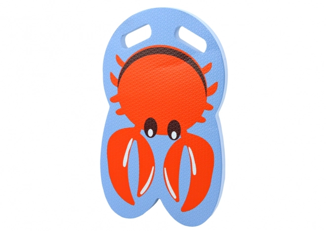 Blauw schuimboard voor zwemles