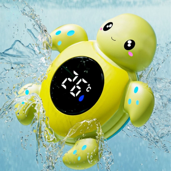 Kinder badthermometer schildpad 2-in-1 voor het meten van water- en kamertemperatuur