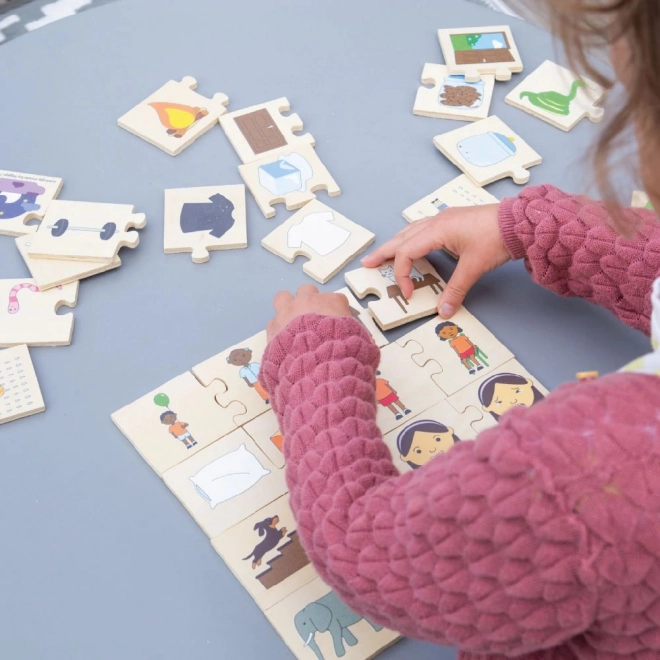 Bigjigs Toys Didactische puzzel Tegenstellingen