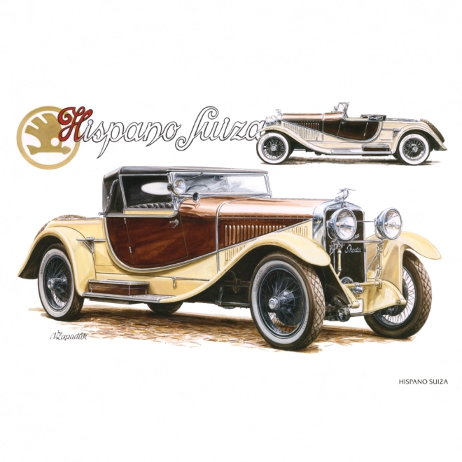 NOTIQUE Notitiekalender Classic Cars – Václav Zapadlik, 2025, 30 x 30 cm