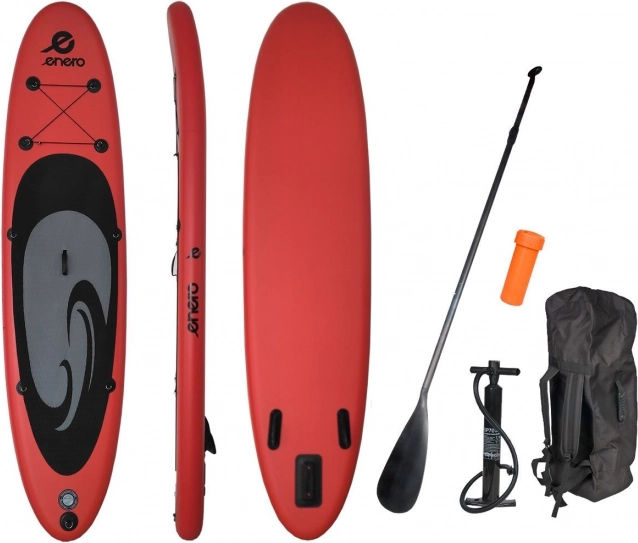 Paddleboard ENERO 320 cm rood-zwart-grijs
