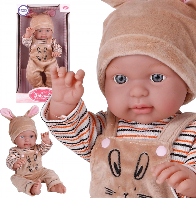 Woopie babypop in konijnenpak 46 cm