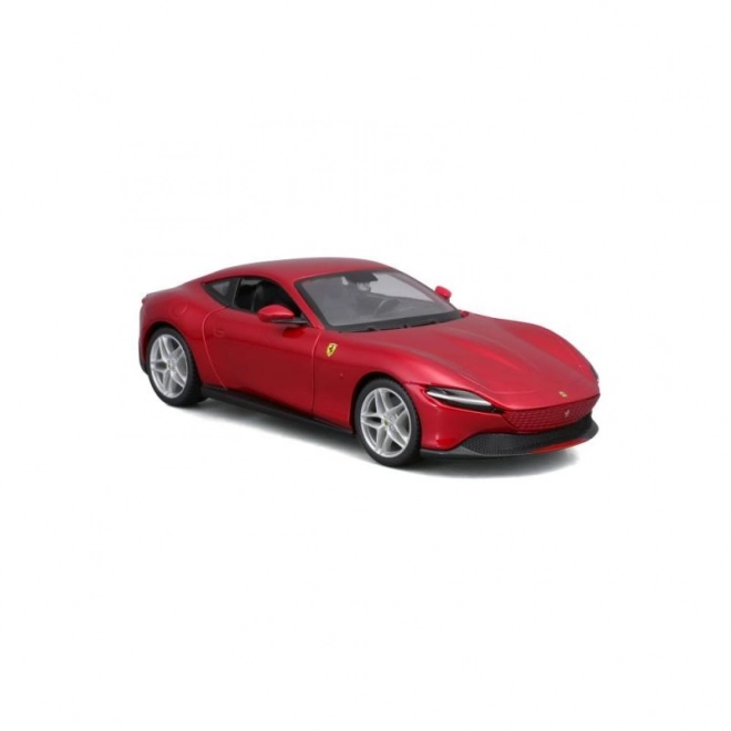 Metalen autootje Ferrari Roma in rode kleur