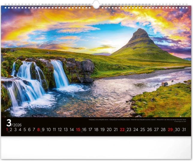 Wandkalender Landschappen 2026
