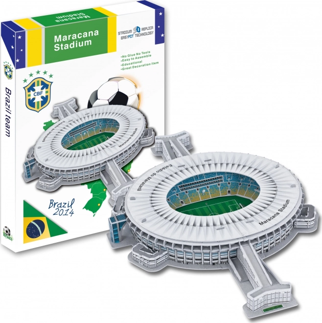 STADION 3D REPLICA 3D puzzel Multifunctioneel stadion Maracanã 123 stukjes