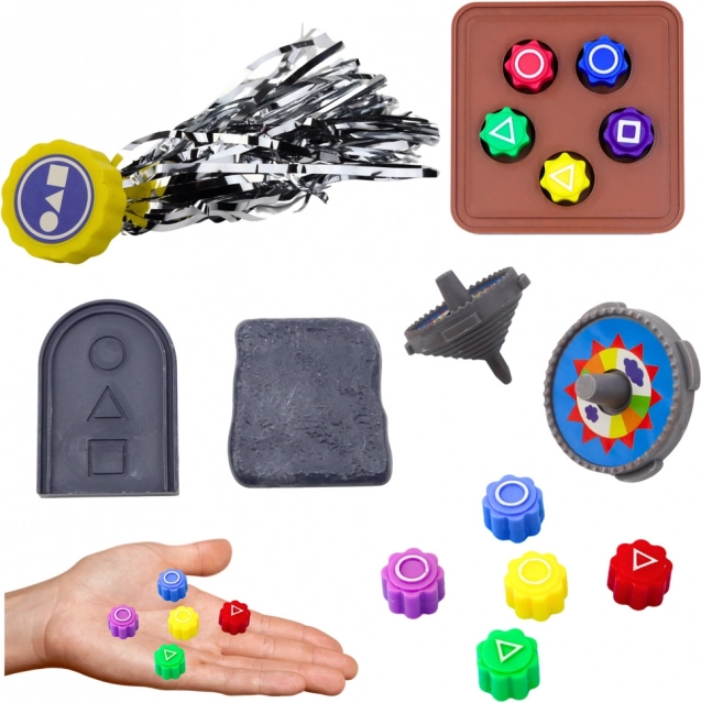 Set van 4 Koreaanse Traditionele Spelletjes van Squid Game
