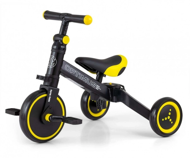 Kinderdriewieler 3 in 1 Optimus Zwart