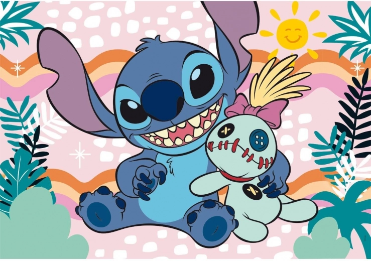 Clementoni puzzel Stitch 60 stukjes