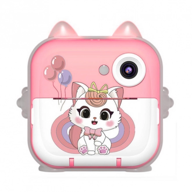 Directe camera met thermoprinter Kat Roze