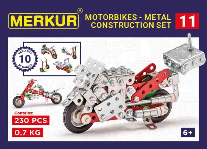 Merkur 011 Motorfiets - 222 onderdelen