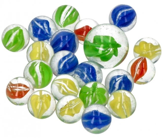 Glazen knikkers Marbles 21 st - Marmeren knikkers