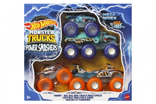 Hot Wheels Monster Trucks Power Smashers autoset