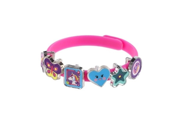 Creatieve set Maak je eigen Eenhoorn armband in doos 15x20,5x2,5cm