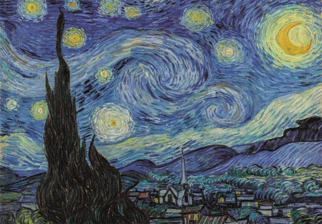 Clementoni Puzzel Museum Collectie: De Sterrennacht 1000 stukjes