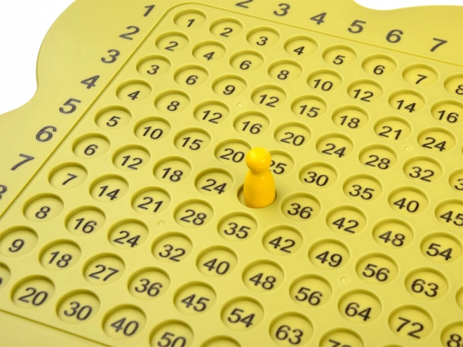 Educatief wiskundespel voor het leren van tafels