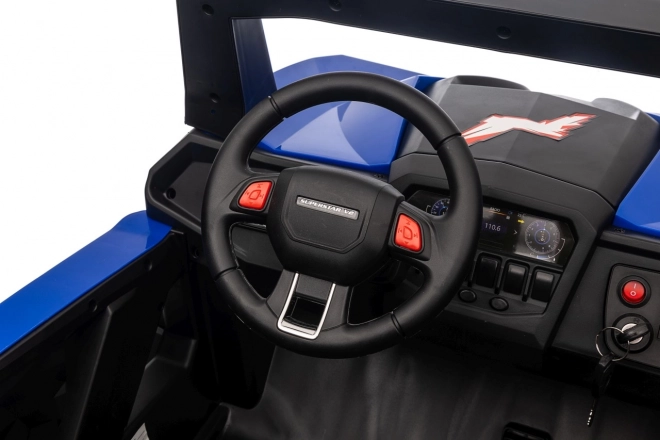 Elektrische kinderbuggy UTV-MX blauw