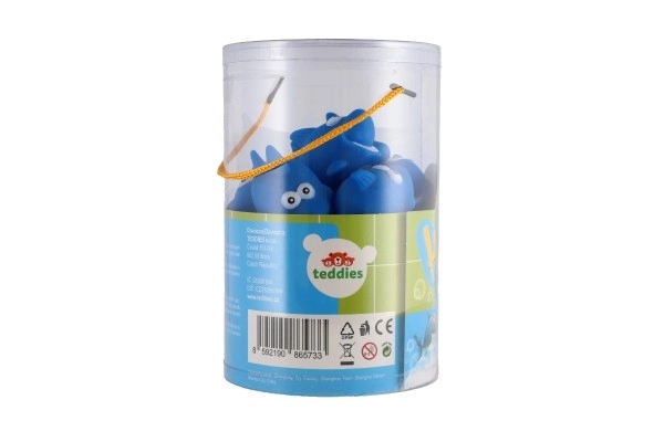 Zralok dierdier oplichten in water plastic 6cm op batterij 15 stuks in doos