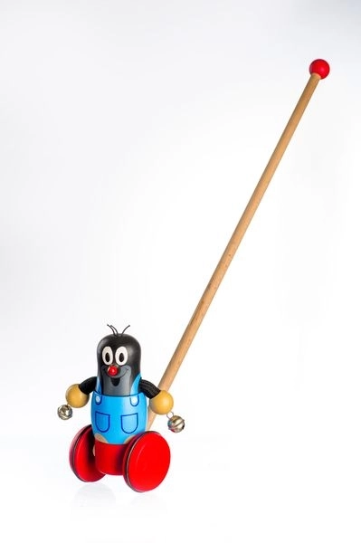 Duwstok met Molletje en belletjes - 55 cm