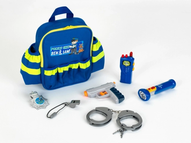 Politie rugzak met accessoires