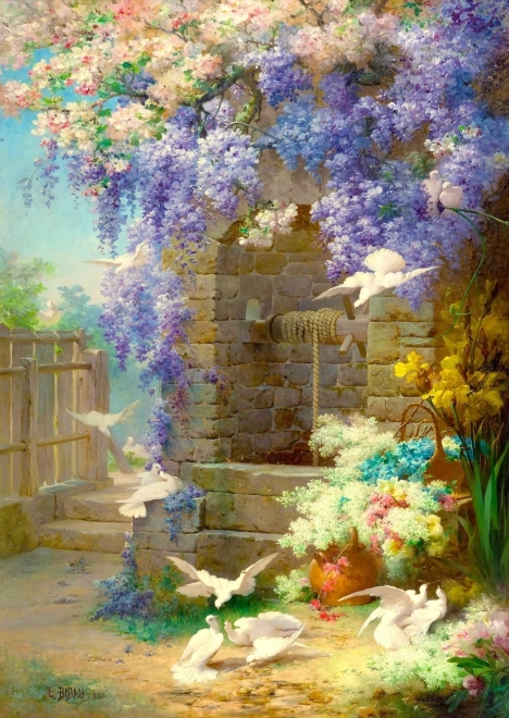 Puzzel Eugene Bidau: Le Printemps 1000 stukjes