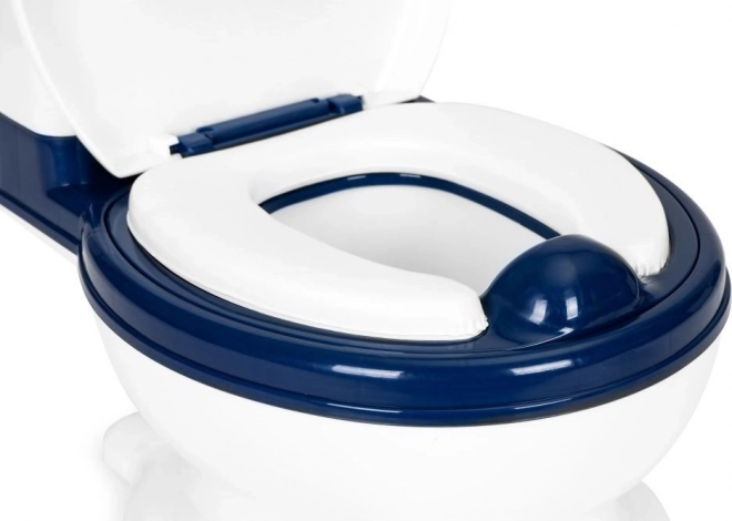 ECOTOYS Potje - Kinder toilet - wit, blauw