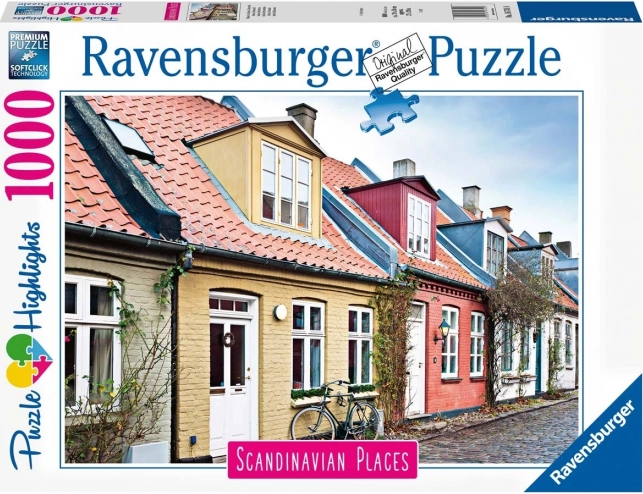 Puzzel 1000 stukjes Scandinavische stad 2