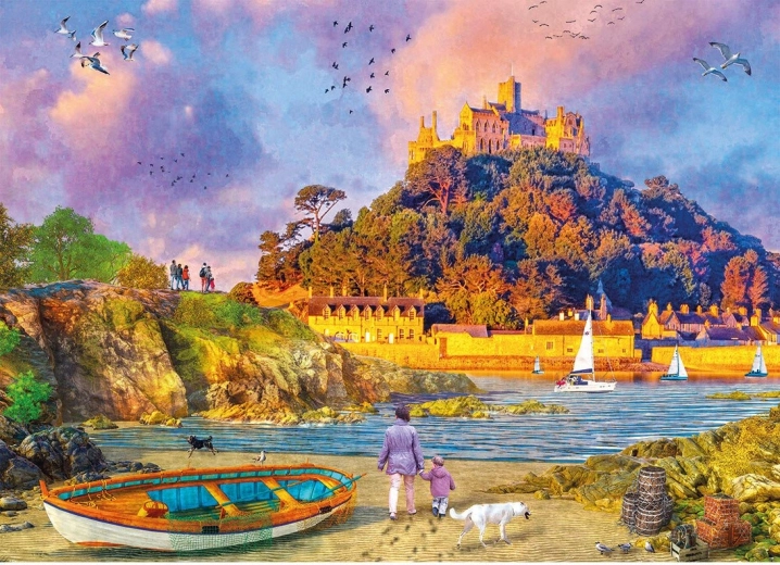 Puzzel Mont Saint-Michel 1000 stukjes