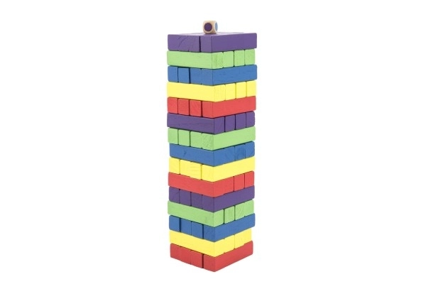 Houten stapeltoren spel