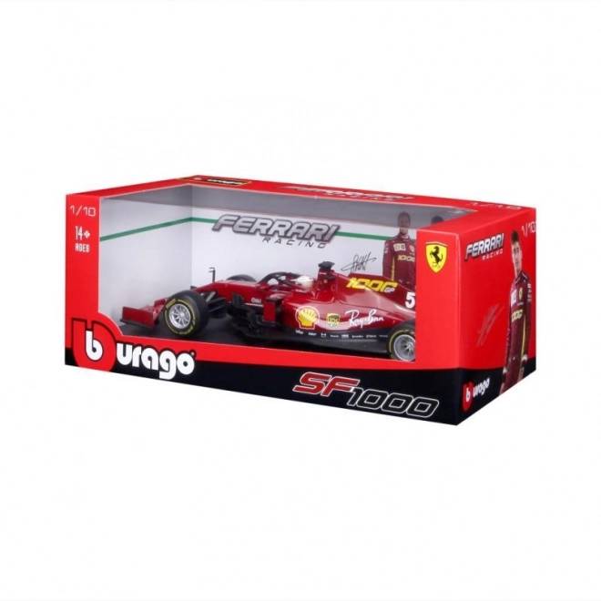 Metalen modelauto Ferrari SF1000 F1 2020 Tuscan GP - Sebastian Vettel