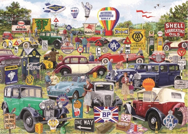 Gibsons Puzzel Motoring Memorabilia Rally 1000 stukjes